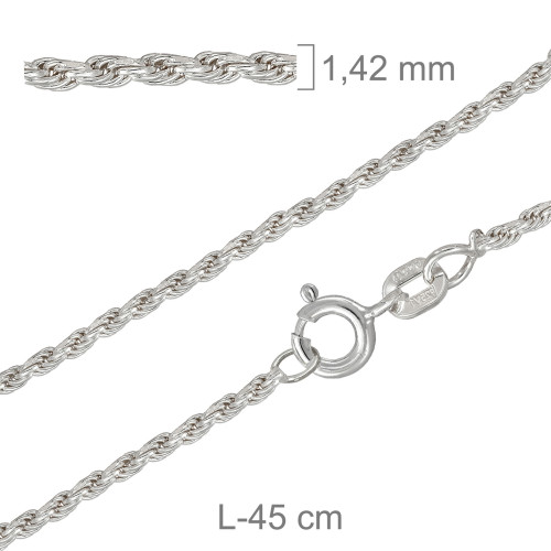 CORDONCILLO PLATA 35X45CM