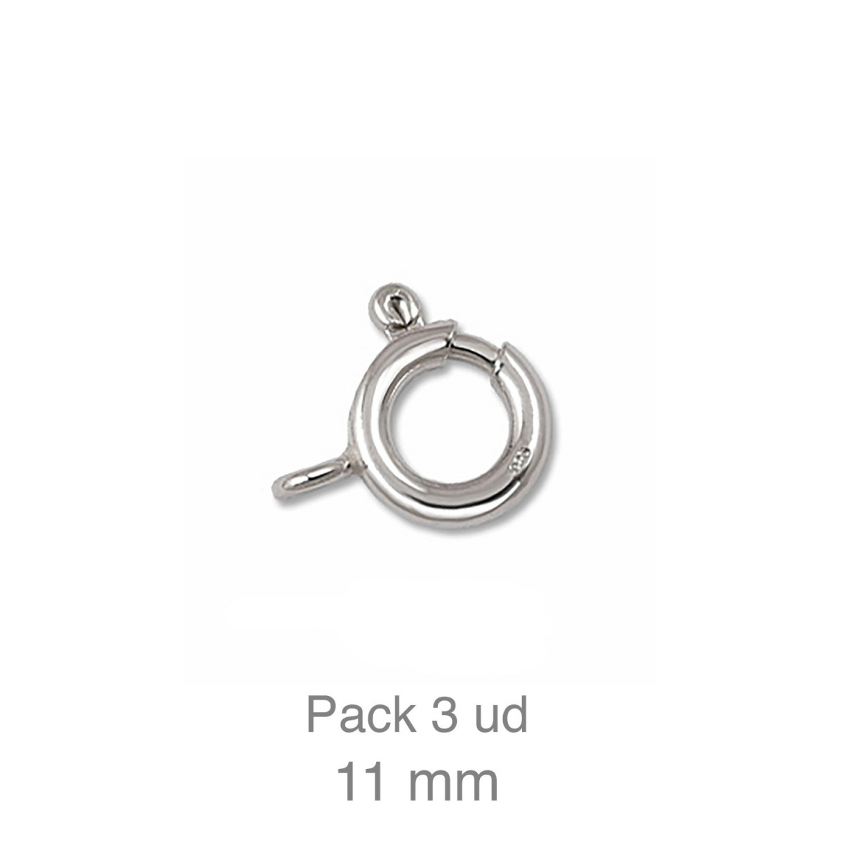 REASA REFORZADA Nº 11 PLATA PACK-3 UDS