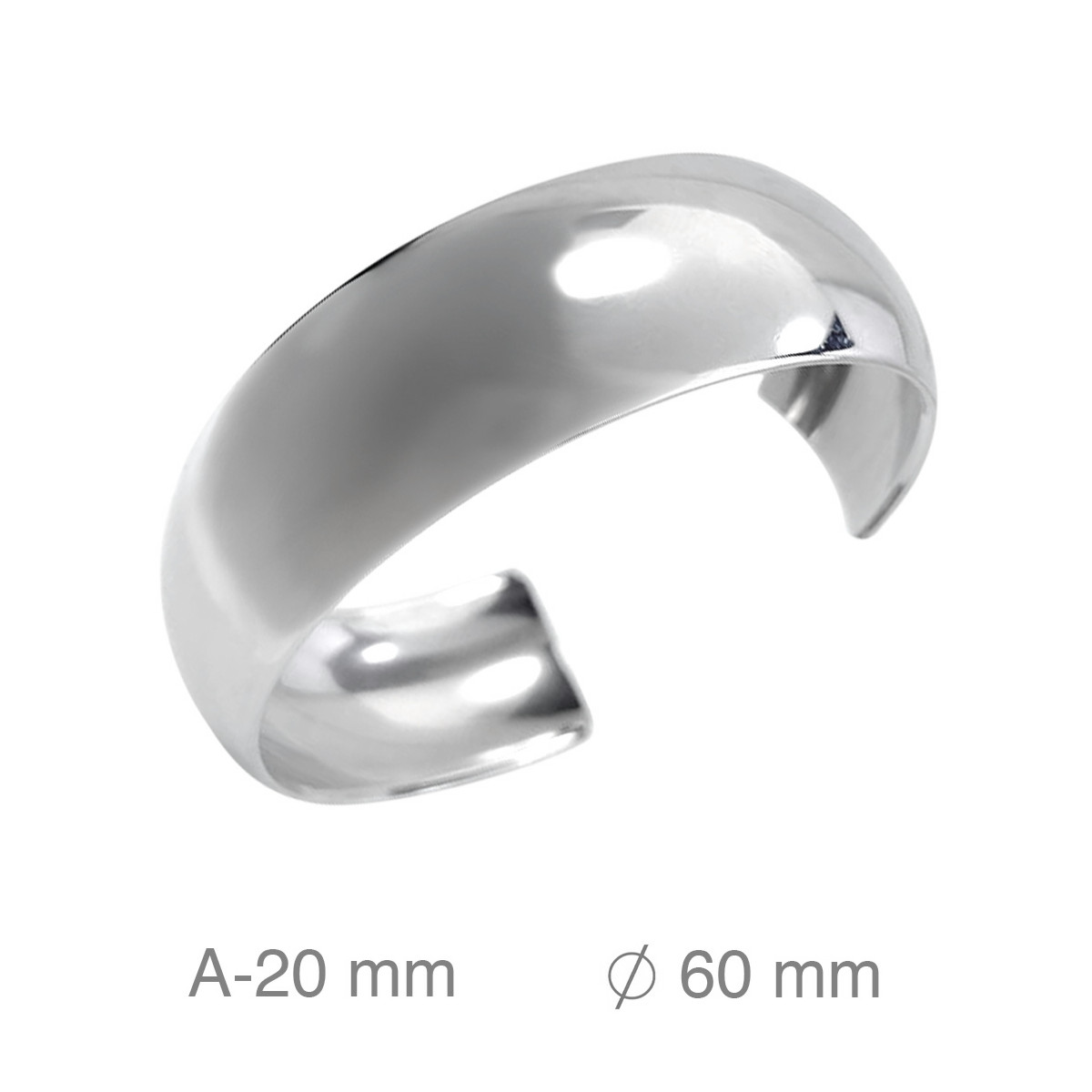 BRAZALETE ACERO 20MM