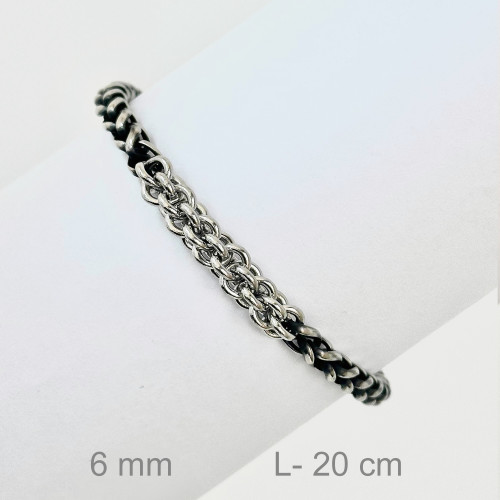 PULSERA ACERO 6MM