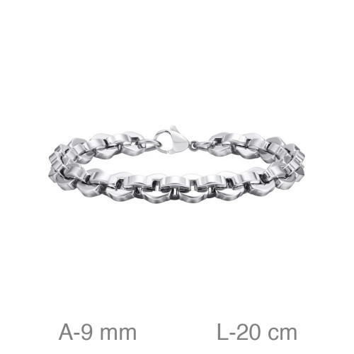 PULSERA ACERO 9MM