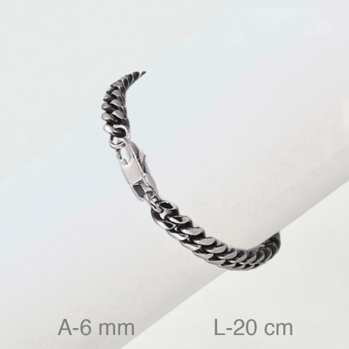 PULSERA ACERO 6MM