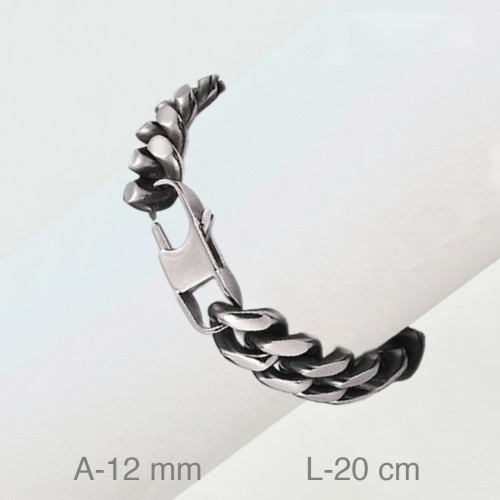 PULSERA ACERO 12MM