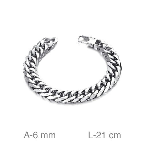 PULSERA ACERO 6MM