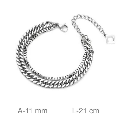 PULSERA ACERO 11MM