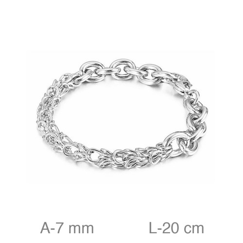 PULSERA ACERO 7MM