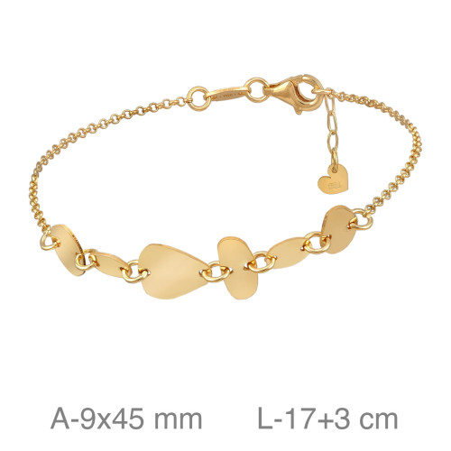 PULSERA PLATA B.ORO