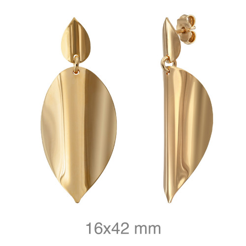 PENDIENTES PLATA B.ORO